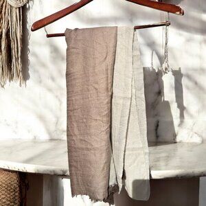 Vintage Modelama 100% Cashmere Rectangle Ombre Scarf